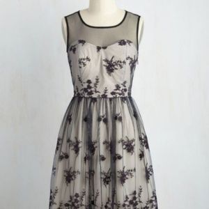 Modcloth Cherished Charm Lace Dress Geode Illusion